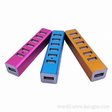 Hot-selling 7-port USB Hub with 2.0 Cable
